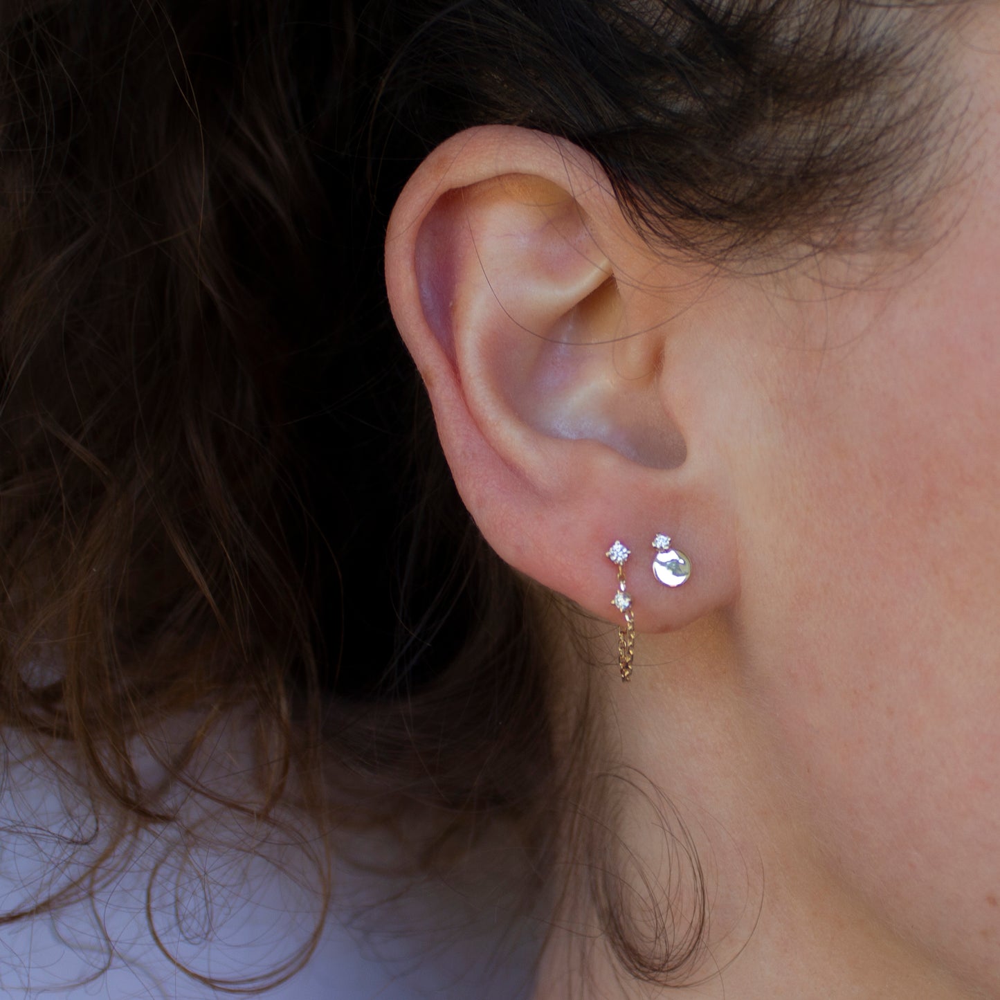 ICICLE DIAMOND DOT STUD - Irena Chmura Jewellery