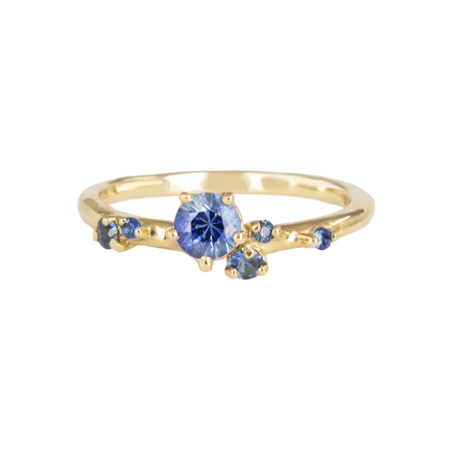 Antheia Ring - Cornflower Blue Sapphires - Irena Chmura Jewellery