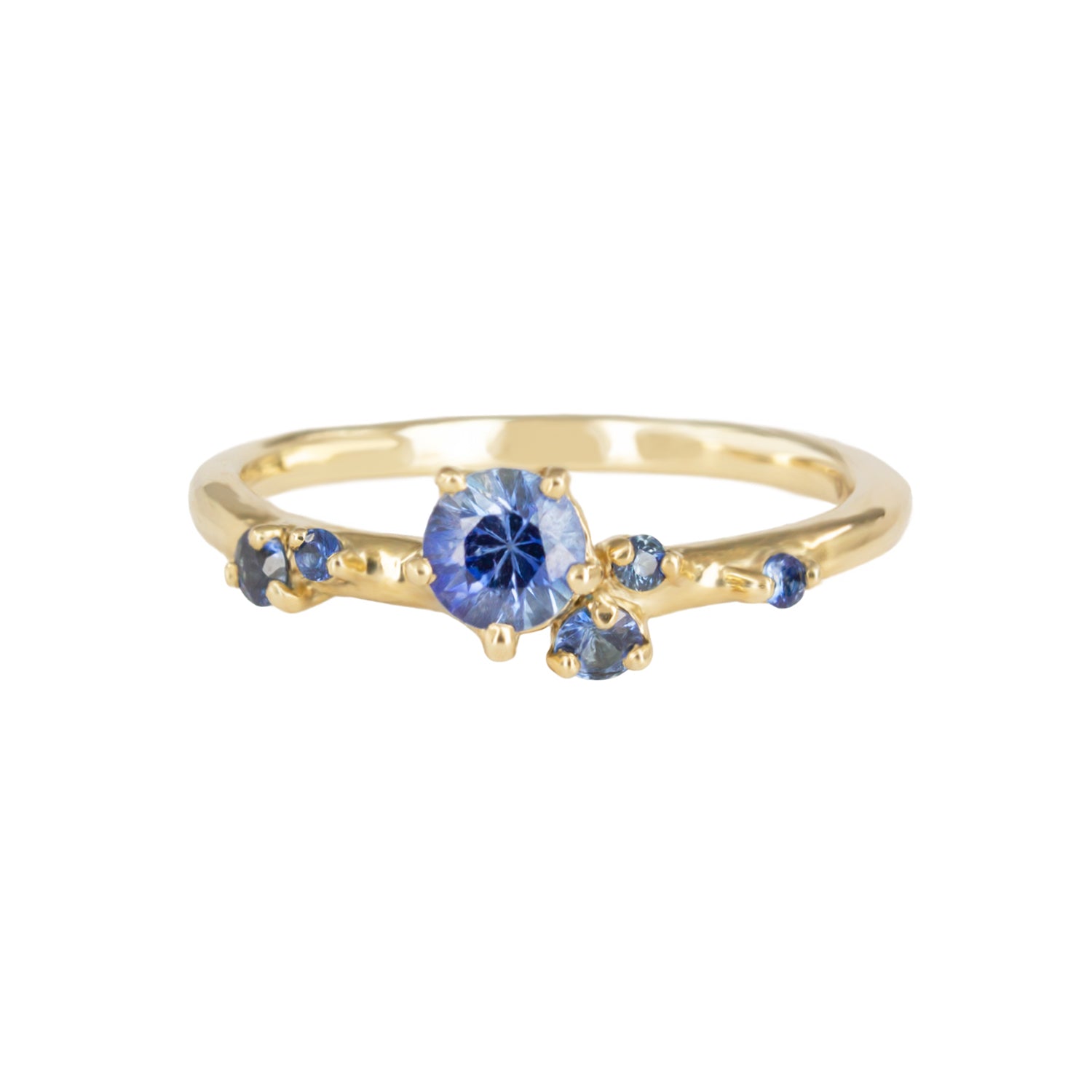 Antheia Ring - Cornflower Blue Sapphires - Irena Chmura Jewellery