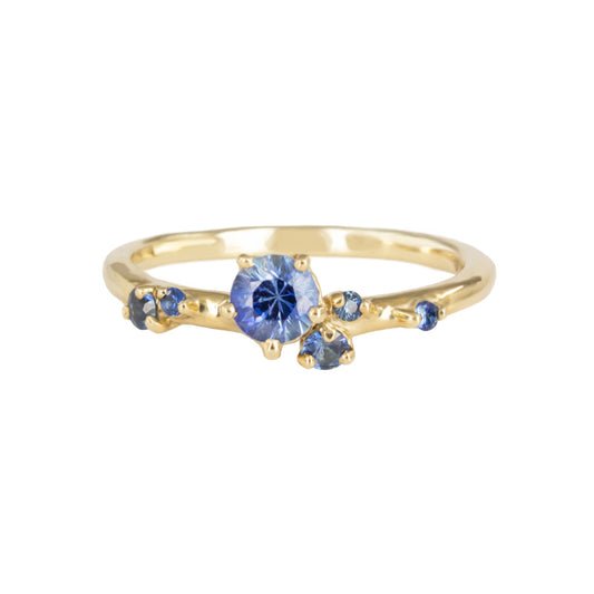 Antheia Ring - Cornflower Blue Sapphires