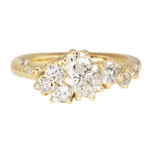 One Of A Kind Dryad V Ring - Lab Diamonds