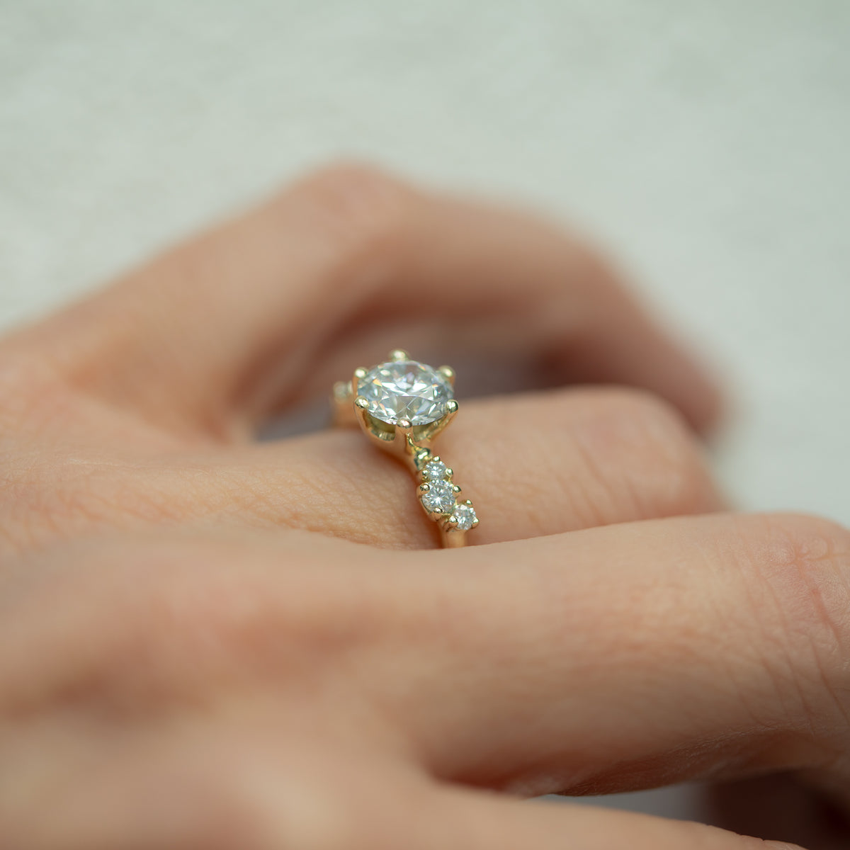 Namika II Engagement Ring - 1.3ct Lab Diamond