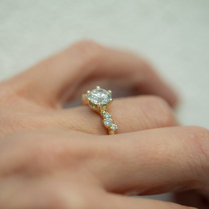 Namika II Engagement Ring - 1.3ct Lab Diamond