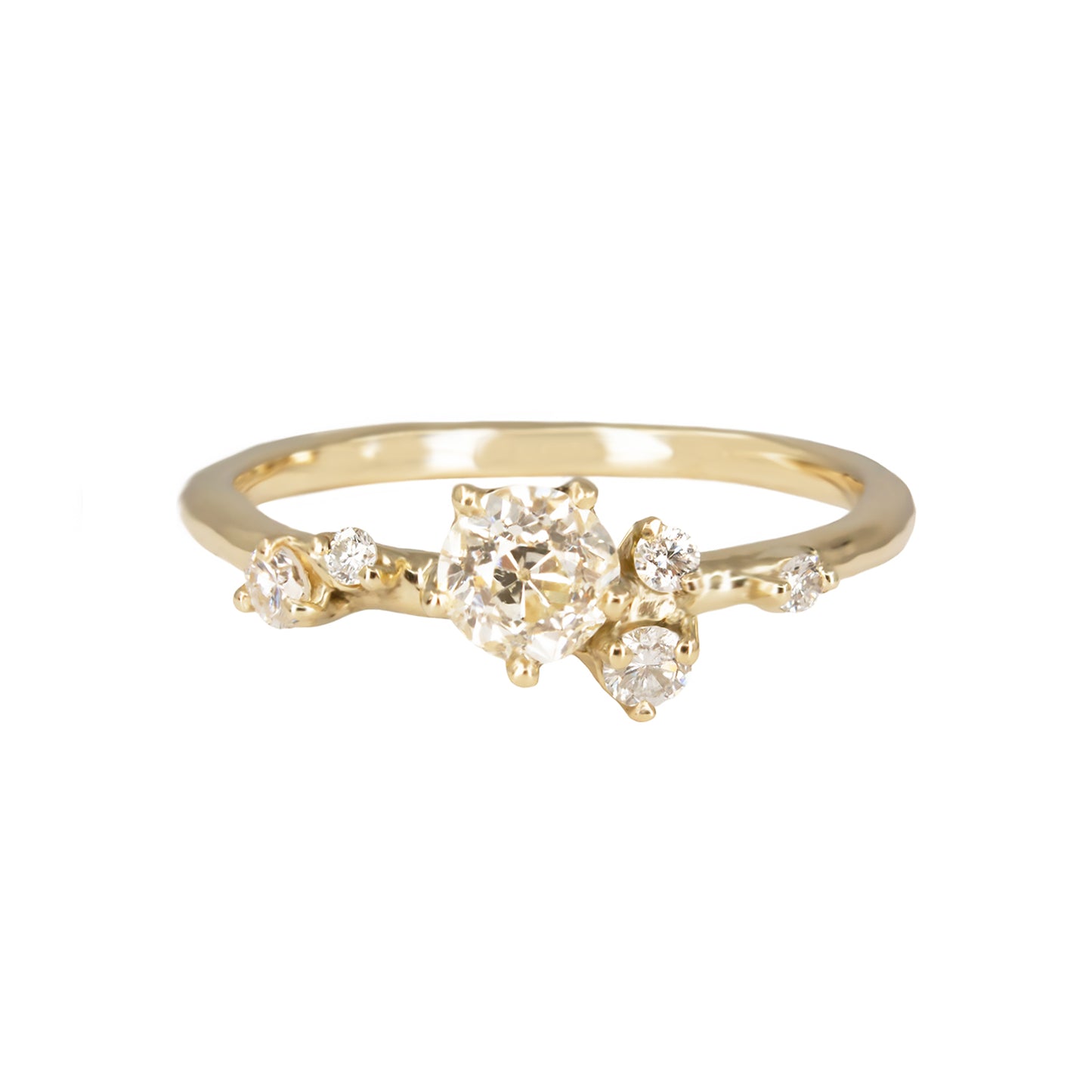 Antheia Engagement Ring - Old Cut White Diamond - Irena Chmura Jewellery