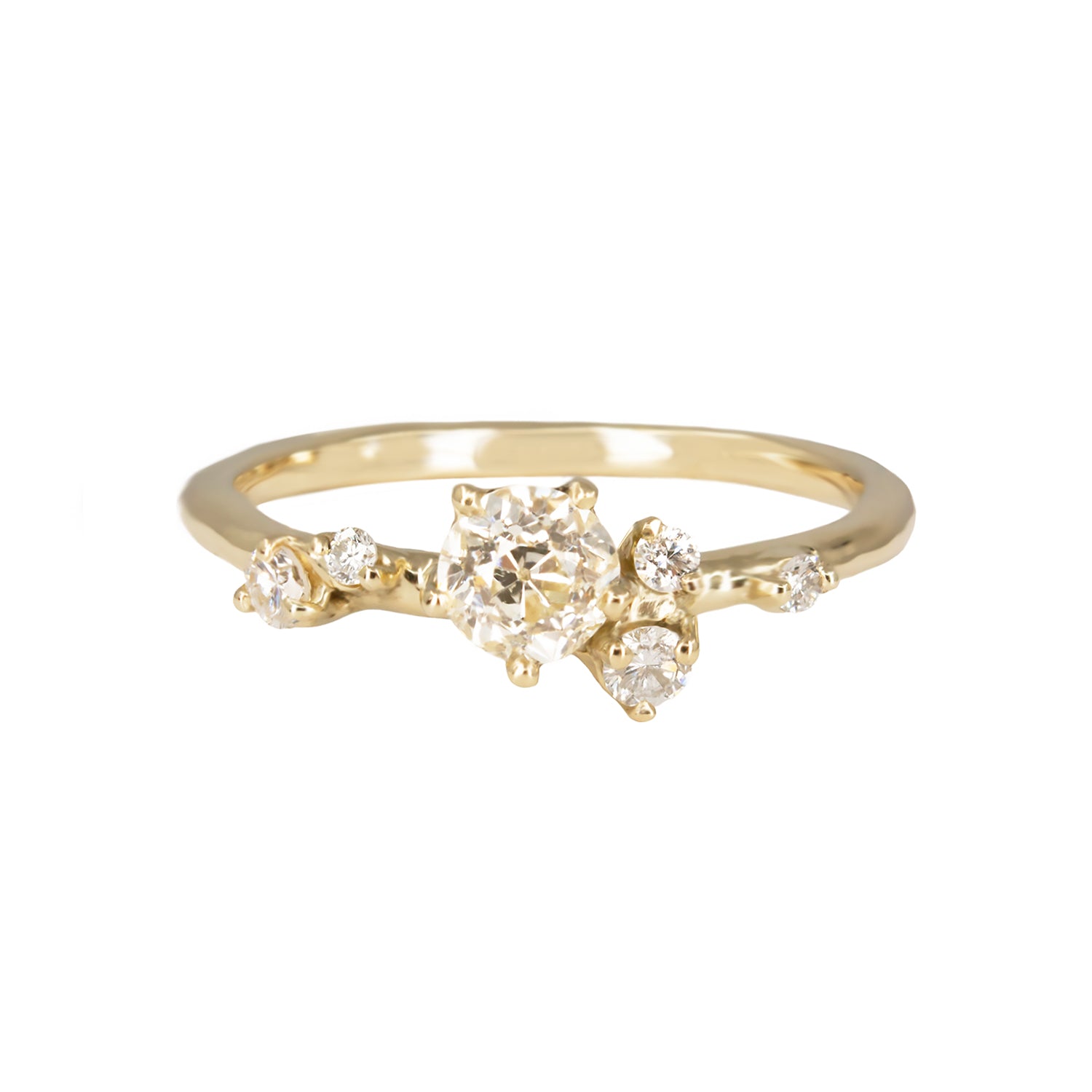 Antheia Engagement Ring - Old Cut White Diamond - Irena Chmura Jewellery