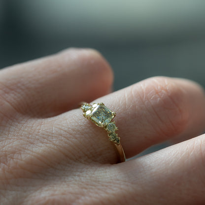 Dryad VI Engagement Ring - Lemon Diamonds - Irena Chmura Jewellery