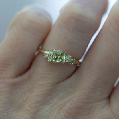 Dryad VI Engagement Ring - Lemon Diamonds - Irena Chmura Jewellery