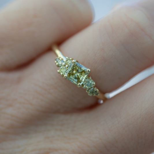 Dryad VI Engagement Ring - Lemon Diamonds - Irena Chmura Jewellery