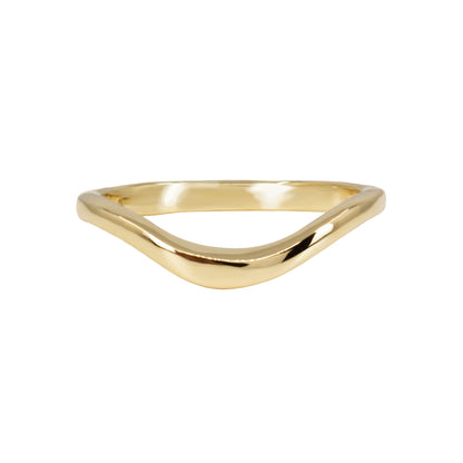 Curved Arc Wedding Band - Irena Chmura Jewellery