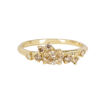 Dryad II Engagement Ring - Champagne Diamond 0.29ct - Irena Chmura Jewellery