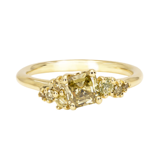 Dryad VI Engagement Ring - Lemon Diamonds - Irena Chmura Jewellery
