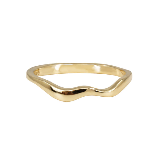 Curved Flow Wedding Band - Irena Chmura Jewellery