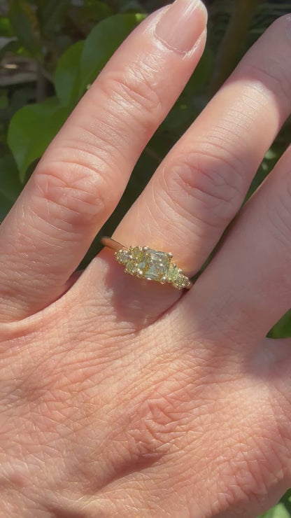 Dryad VI Engagement Ring - Lemon Diamonds