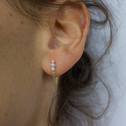 MERMAID CHAIN EARRING - Irena Chmura Jewellery