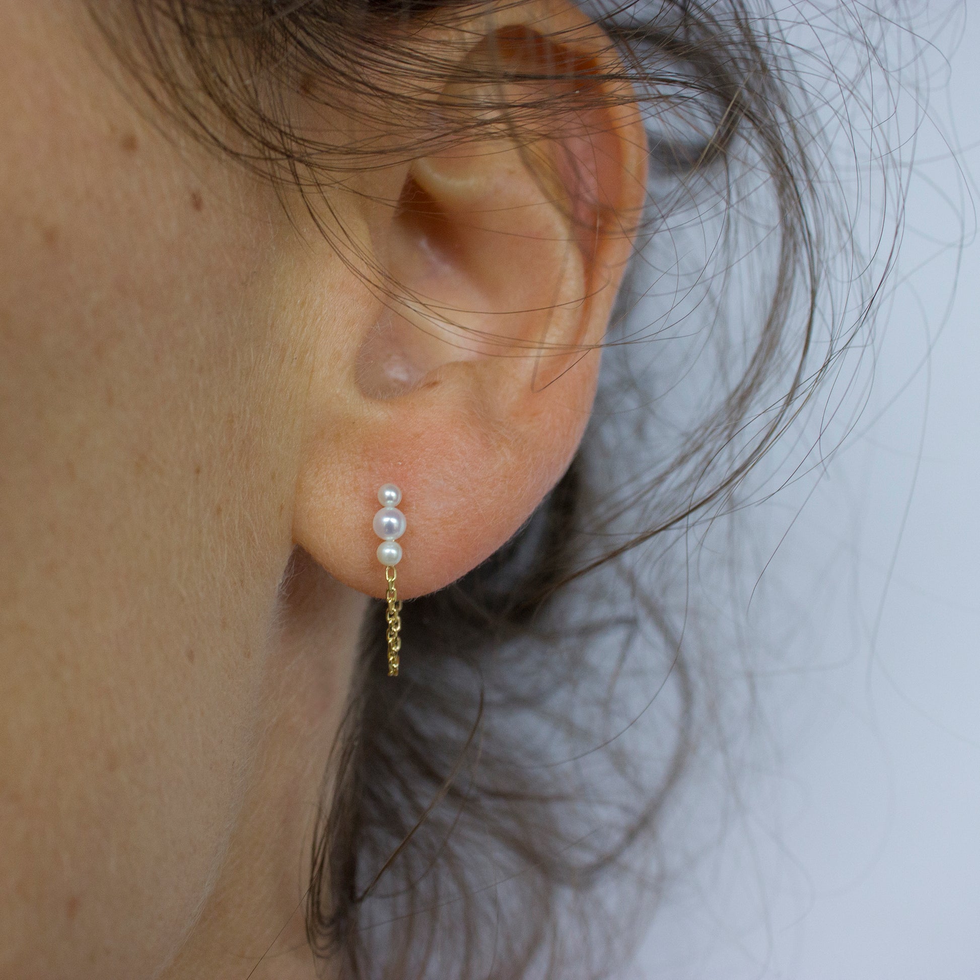 MERMAID CHAIN EARRING - Irena Chmura Jewellery