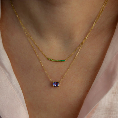 One Of a Kind Tanzanite Necklace - Irena Chmura Jewellery